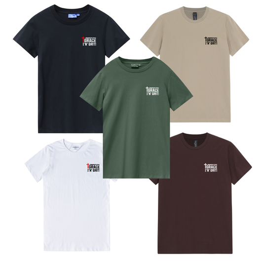 Grace 'N' Grit Front logo only T-Shirt