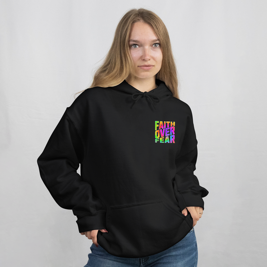 Faith Over Fear Tie-dye Hoodie