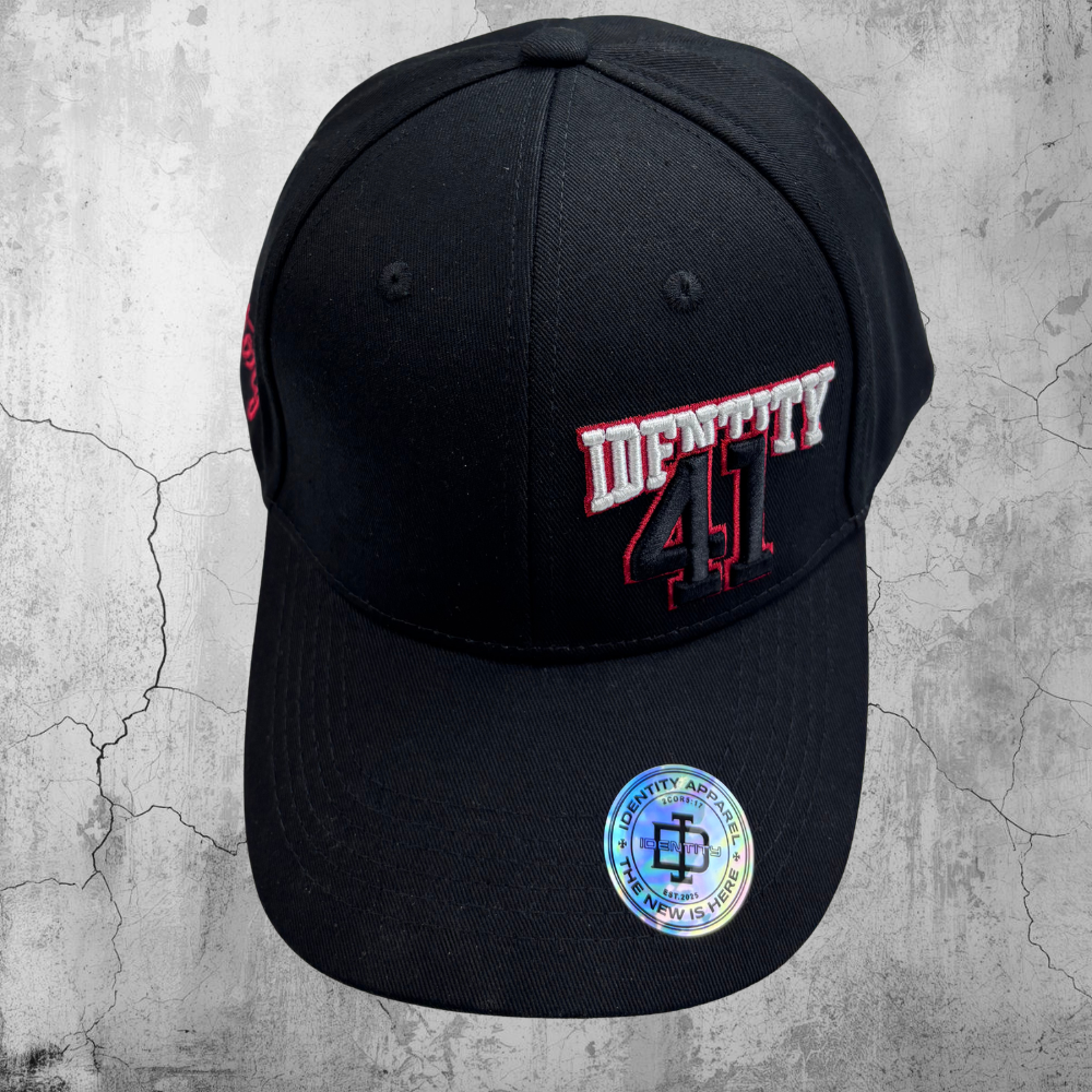 41 Collection Identity Black baseball Cap