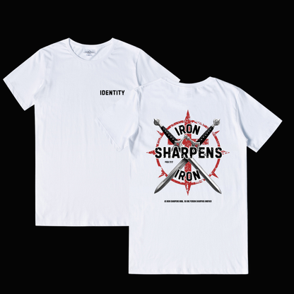 Iron Sharpens Iron, Christian Mens T-shirt