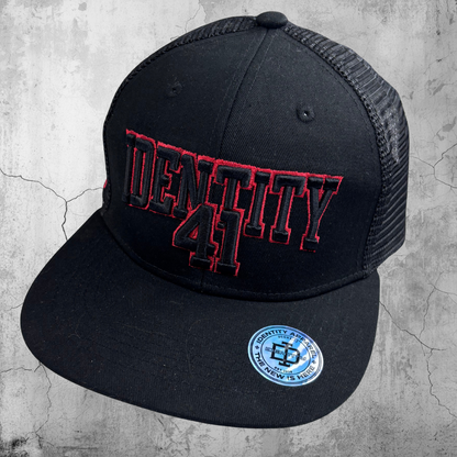 Identity 41 Snap back mesh trucker cap
