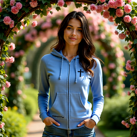 Ladies Gentle Whisper Full Zip Hoodie