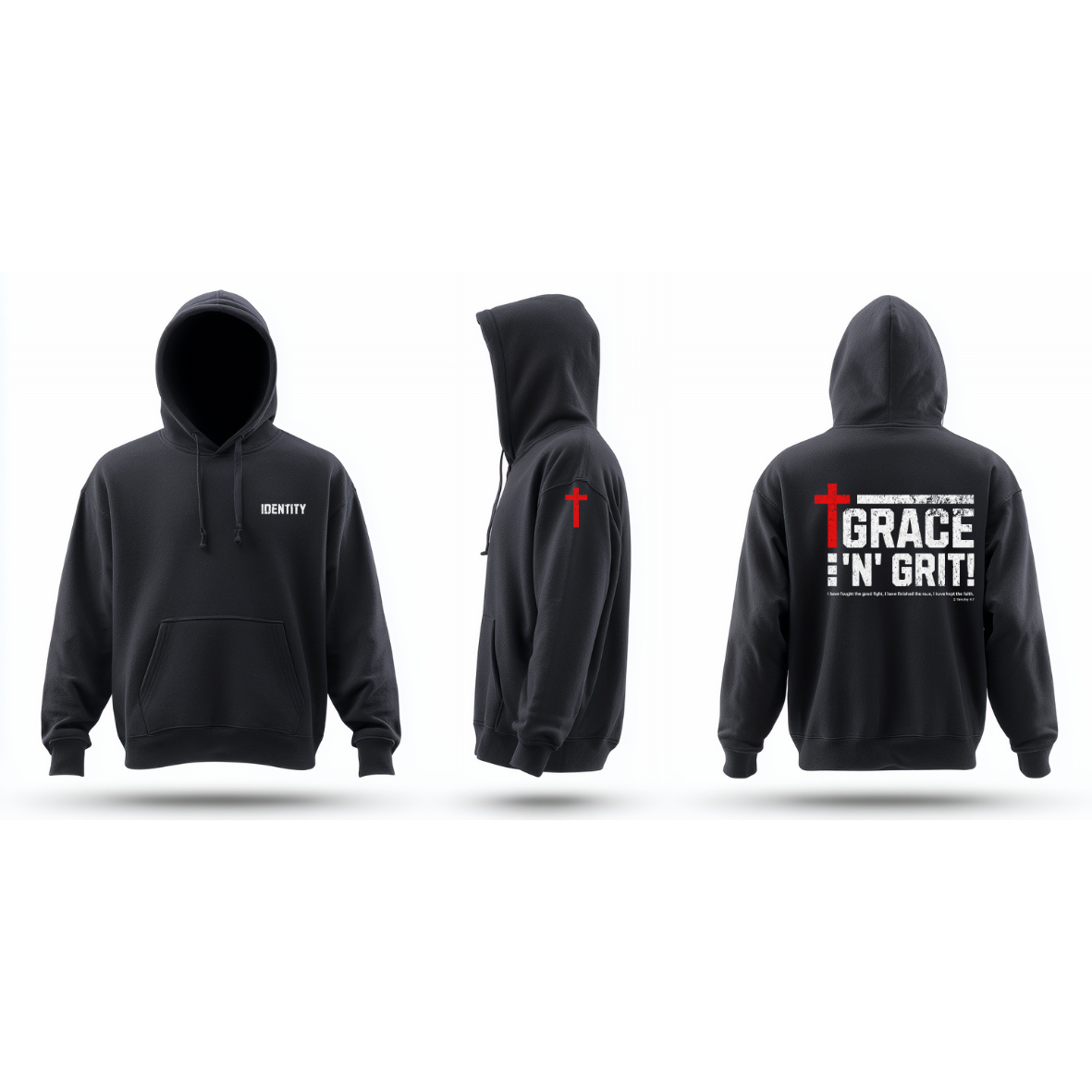 Christian Grace ' N' Grit Unisex Hoodie