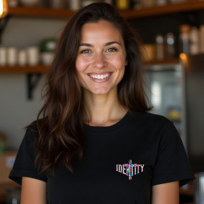 LARGE FLORAL IDENTITY T