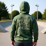 Cammo Faith Over Fear Hoodies
