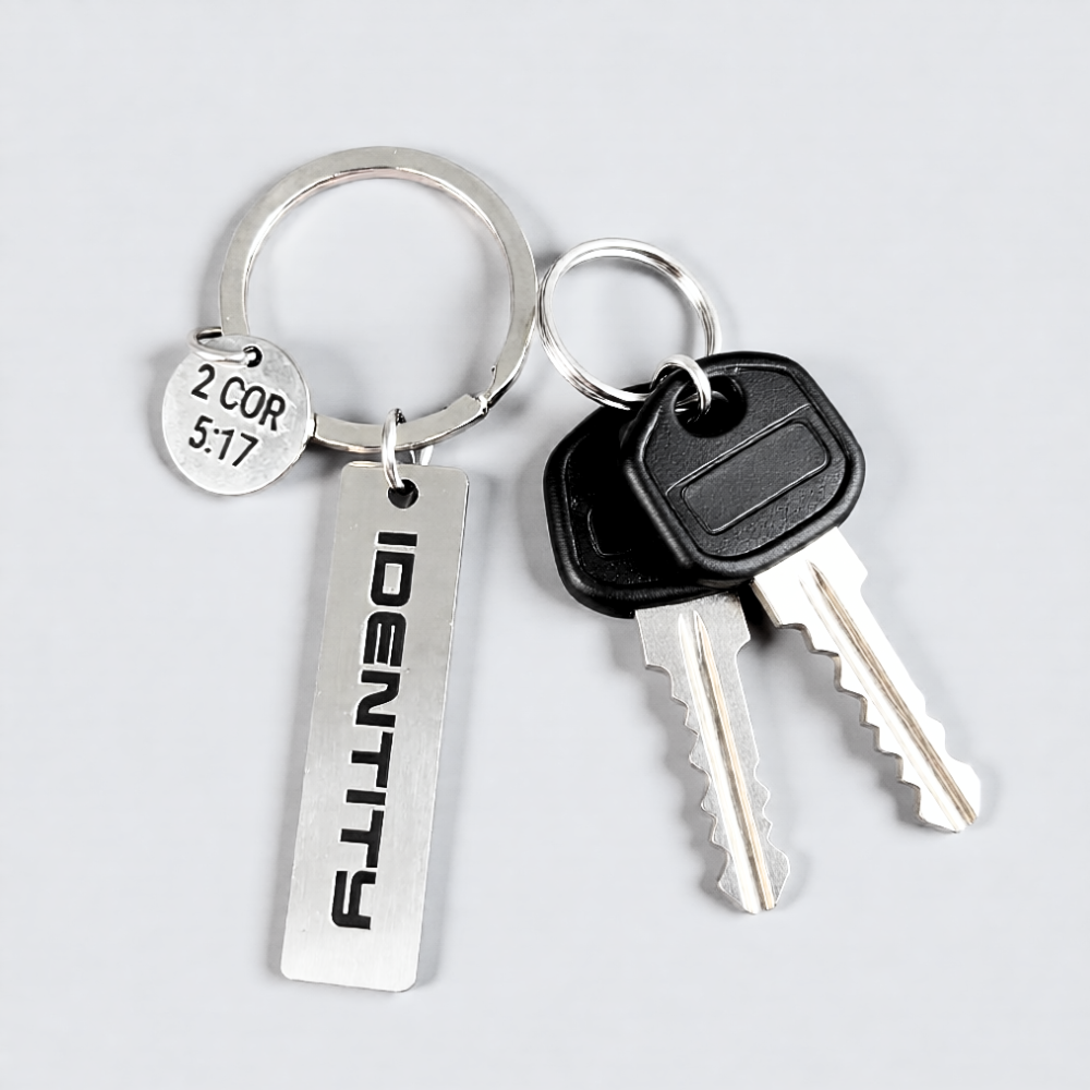 Identity Stainless Keyring