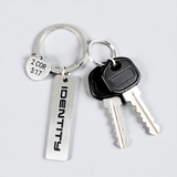 Identity Stainless Keyring