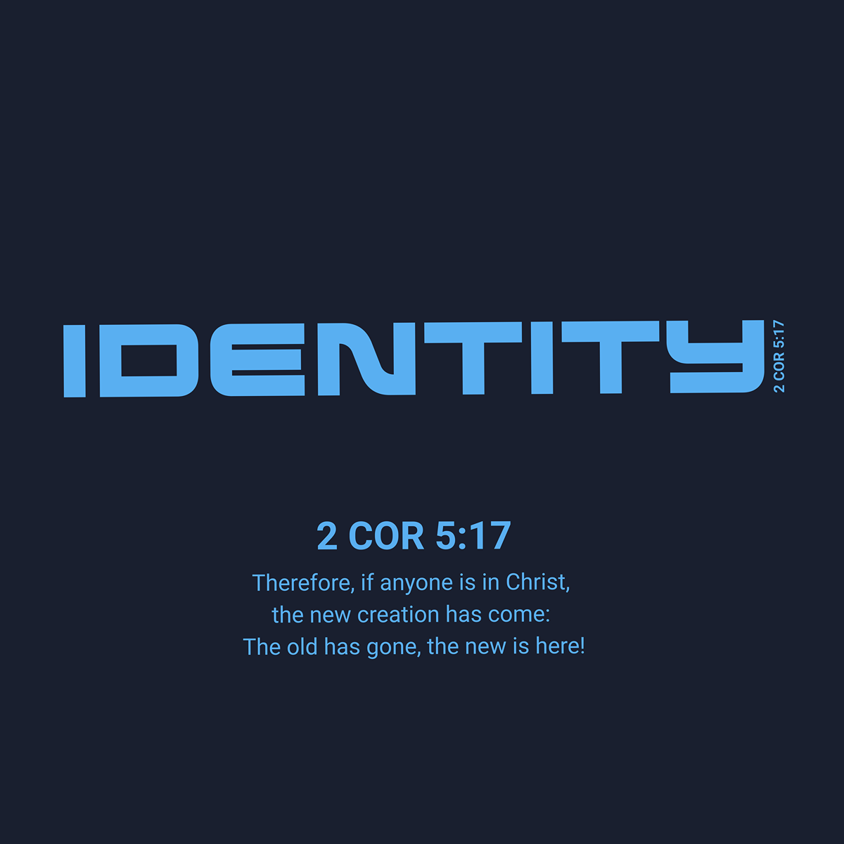Identity New Creation Hoodie (warmest yet)