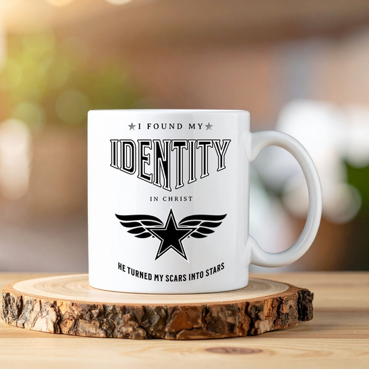 He Turned My Scars into Stars Coffee Mug